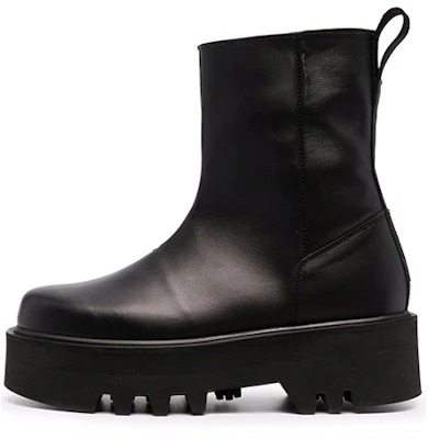 (W) Bottes en Cuir Noir à Cheville Heron Preston ''Logo Noir'' HWID003F21LEA0011010 Buy (W) Bottes en Cuir Noir à Cheville Heron Preston ''Logo Noir'' HWID003F21LEA0011010