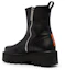 Lookbook (W) Bottes en Cuir Noir à Cheville Heron Preston ''Logo Noir'' HWID003F21LEA0011010