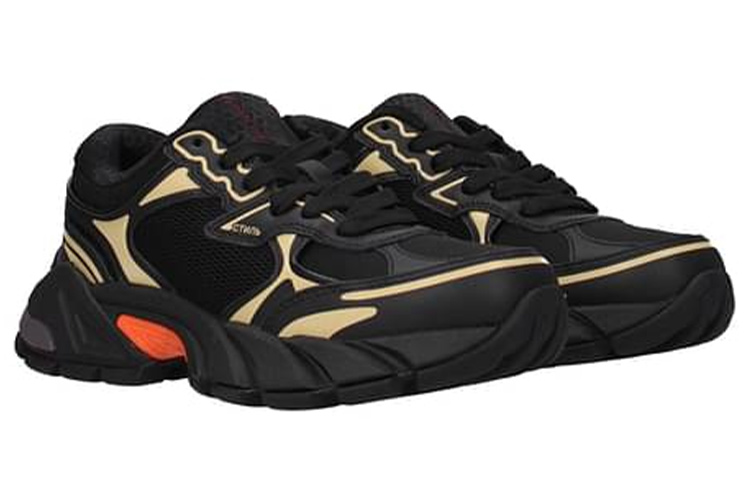 Order (W) Heron Preston Cuir Tissu Bas ''Mode Noir'' HWIA031FAB0011061
