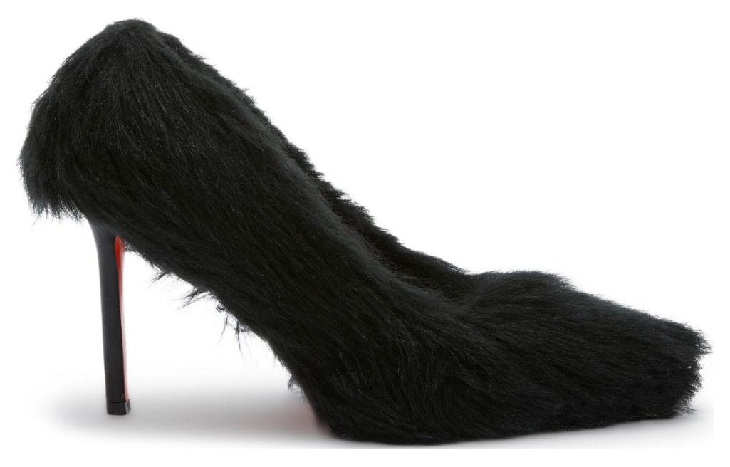 Order HERON PRESTON 皮革 尖頭套腳 細跟 高跟鞋 10cm 女款 黑色