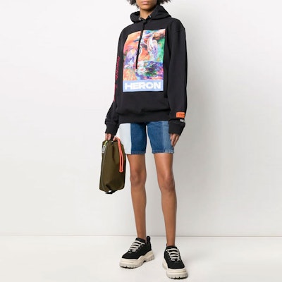 (Women) HERON PRESTON Women’s Distressed Denim Shorts Blue HWYC006R20641008R201 Lookbook (Women) HERON PRESTON Women’s Distressed Denim Shorts Blue HWYC006R20641008R201