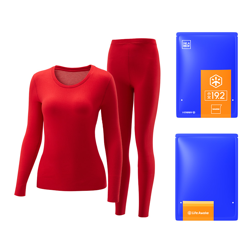 (Women) HLA Thermal Set - Anti-Bacterial, Anti-Static, Fleece-Lined Warmth HBANYW4ACB0906