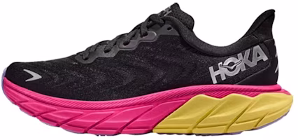 (Women) HOKA Arahi 6 'Black Pink Yarrow' 1123195-BPYR (Women) HOKA Arahi 6 'Black Pink Yarrow' 1123195-BPYR