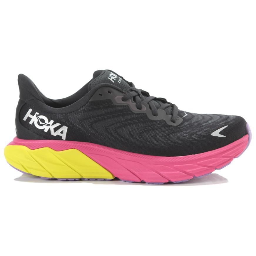 (W) HOKA Arahi 6 'Black Pink Yarrow' 圖 2