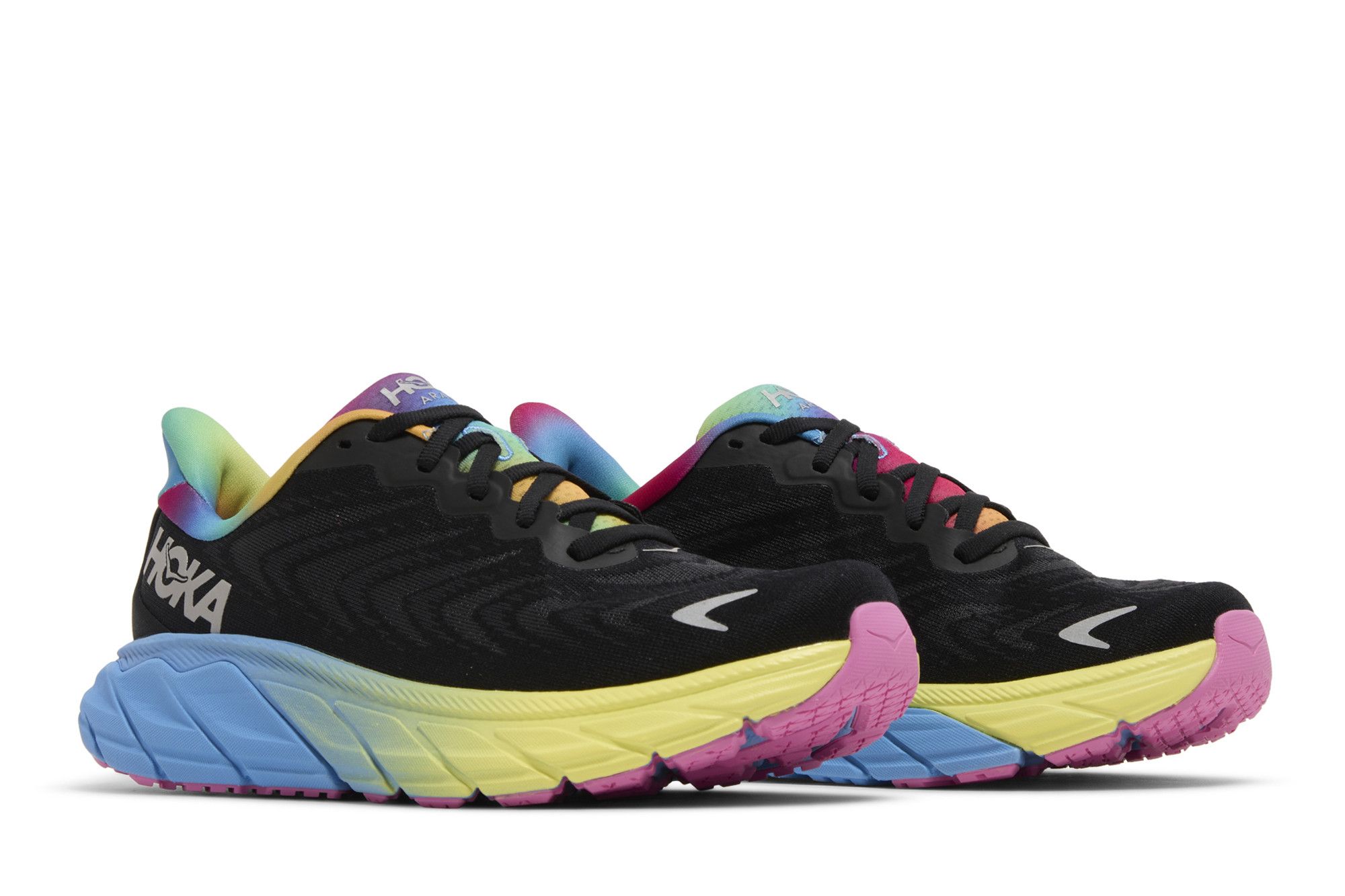 Cheap (W) HOKA Arahi 6 'Pelangi Hitam' 1123195-BKSV