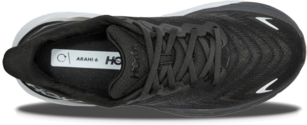 (Women) HOKA Arahi 6 'Black White' 1123195-BWHT Shop (Women) HOKA Arahi 6 'Black White' 1123195-BWHT