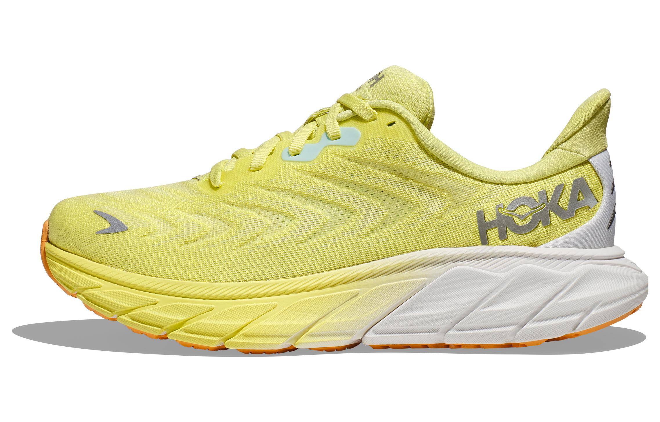 (Women) HOKA Arahi 6 'Citrus Glow White' 1123195-CGWHT