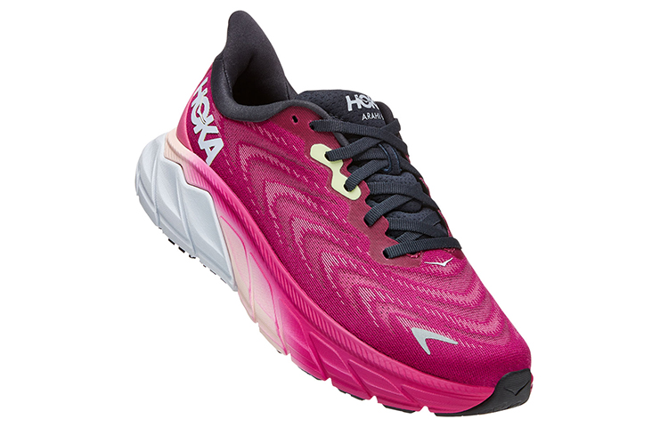 Lookbook HOKA ONE ONE Arahi 6 低筒 跑步鞋 女款 玫瑰紅