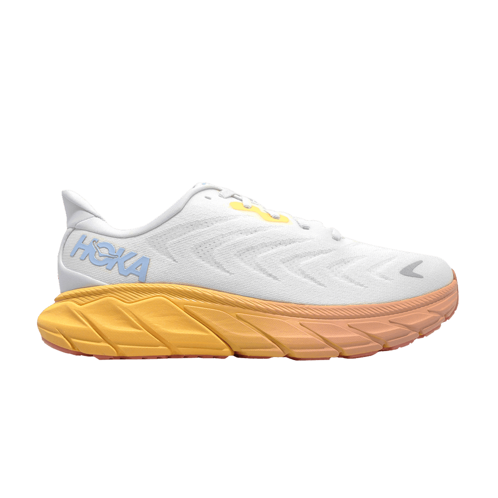 (Women) HOKA Arahi 6 D Wide 'Nimbus Cloud Blanc De Blanc'  1123197-NCBDB