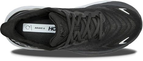 Lookbook HOKA ONE ONE Arahi 6 寬版 低筒 跑步鞋 女款 黑色