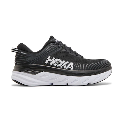 (W) HOKA Bondi 7 'Black White'