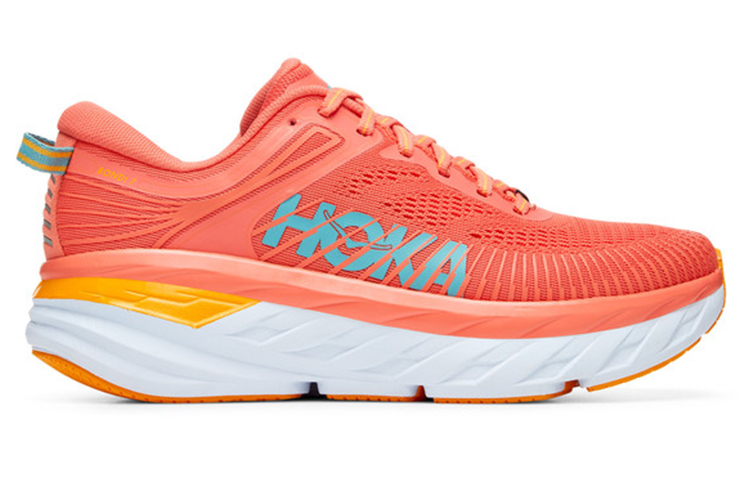 Order HOKA ONE ONE Bondi 7 低筒跑步鞋 女款 粉橙色