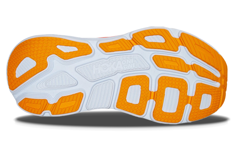 Shop HOKA ONE ONE Bondi 7 低筒跑步鞋 女款 粉橙色