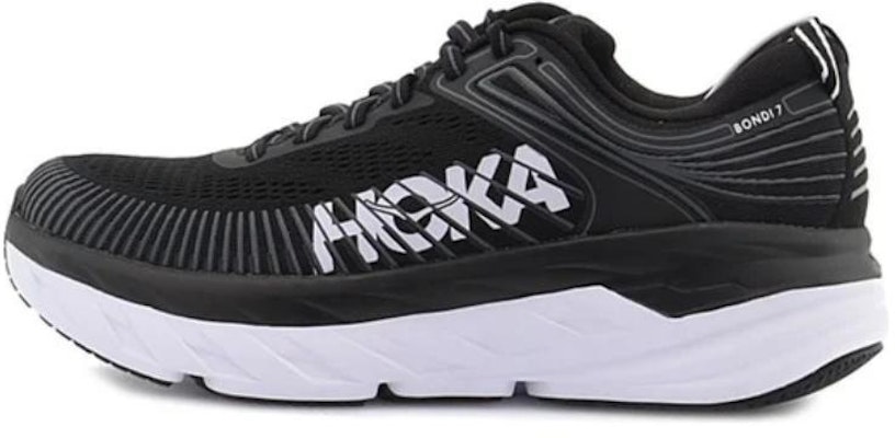 (Women) HOKA Bondi 7 Wide 'Black White' 1110531-BWHT Buy (Women) HOKA Bondi 7 Wide 'Black White' 1110531-BWHT