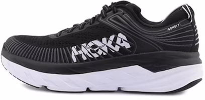 (Women) HOKA Bondi 7 Wide 'Black White' 1110531-BWHT (Women) HOKA Bondi 7 Wide 'Black White' 1110531-BWHT