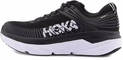 (Women) HOKA Bondi 7 Wide 'Black White' 1110531-BWHT (Women) HOKA Bondi 7 Wide 'Black White' 1110531-BWHT