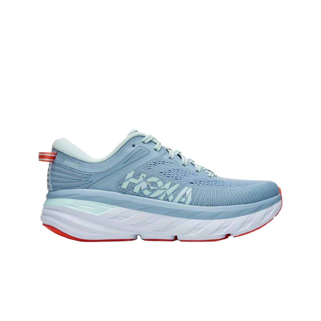 (Women) HOKA Bondi 7 Wide 'Blue Fog' 1110531-BFBG