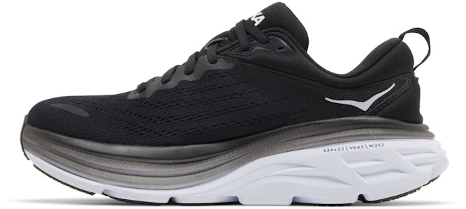 (W) HOKA Bondi 8 'Hitam Putih' 1127952-BWHT Lookbook (W) HOKA Bondi 8 'Hitam Putih' 1127952-BWHT