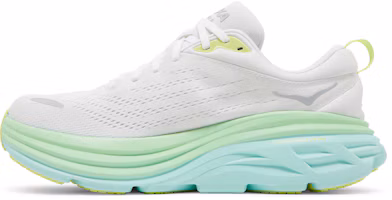 Lookbook (W) HOKA Bondi 8 'Blanc De Blanc Sunlit Ocean' Kasut Lari Lelaki 1127952-BDBSO