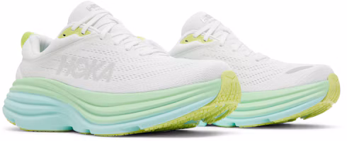 Cheap (W) HOKA Bondi 8 'Blanc De Blanc Sunlit Ocean' Kasut Lari Lelaki 1127952-BDBSO