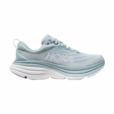 (W) HOKA Bondi 8 'Blue Ice Flow'