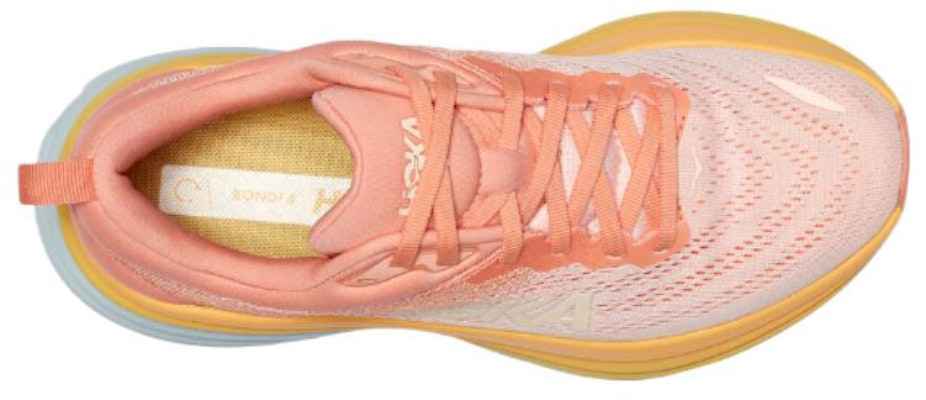(W) HOKA Bondi 8 'Shell Coral Peach Parfait' Wanita 1127952-SCPP Lookbook (W) HOKA Bondi 8 'Shell Coral Peach Parfait' Wanita 1127952-SCPP