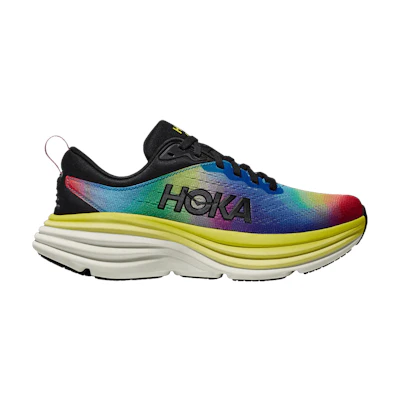 (W) HOKA Bondi 8 Black Multi-Color