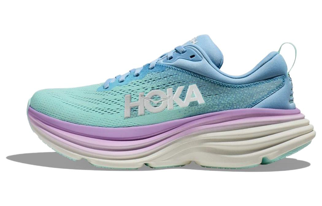 Buy (W) HOKA Bondi 8 Wide 'Airy Blue Sunlit Ocean' Biru Lautan Matahari 1127954-ABSO
