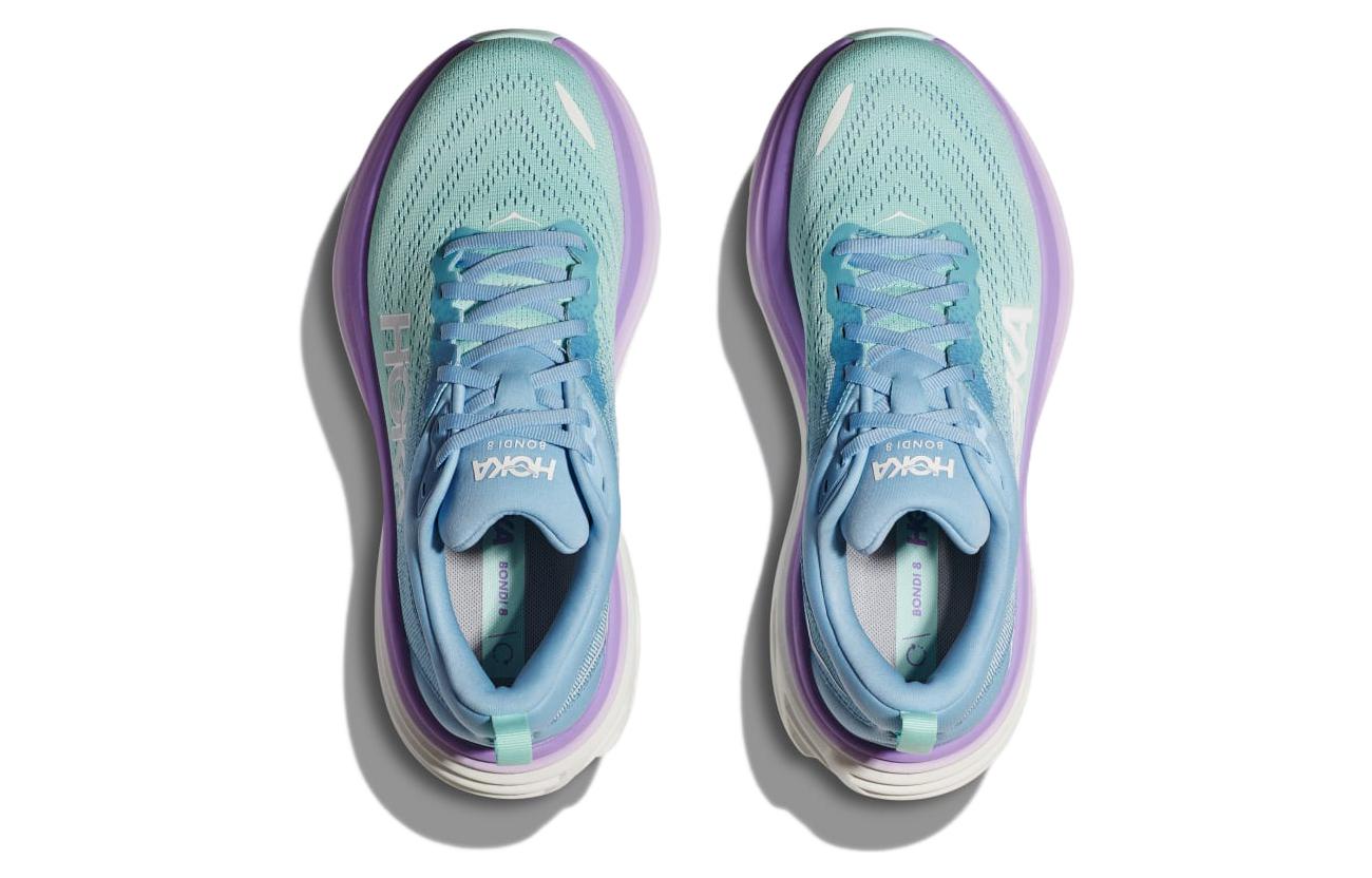 Purchase (W) HOKA Bondi 8 Wide 'Airy Blue Sunlit Ocean' Biru Lautan Matahari 1127954-ABSO