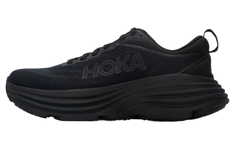 (Women) HOKA Bondi 8 Wide 'Triple Black'  1127954-BBLC