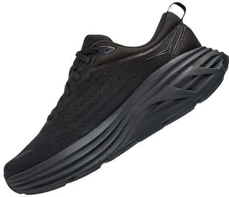 (W) HOKA Bondi 8 Lebar 'Hitam Sepenuhnya' 1127954-BBLC Lookbook (W) HOKA Bondi 8 Lebar 'Hitam Sepenuhnya' 1127954-BBLC