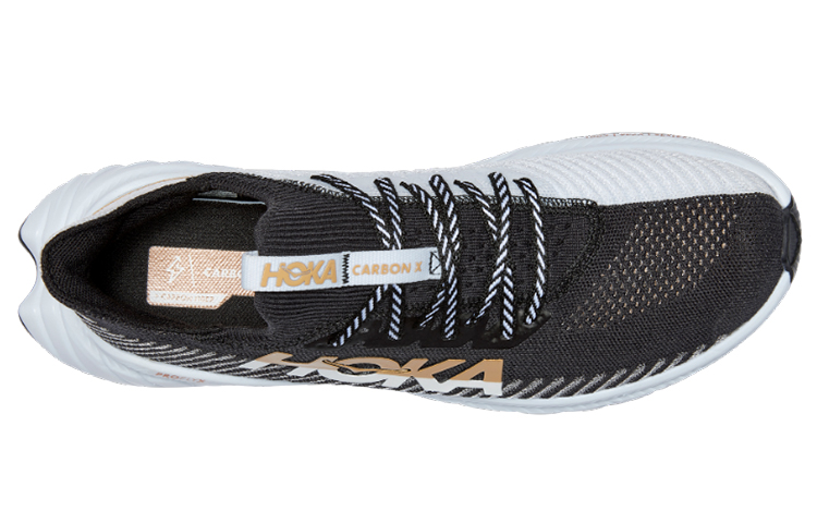 Lookbook (W) HOKA Carbon X 3 'Hitam Peach' 1123193-BWHT