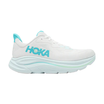 (W) HOKA Clifton 10 Wide 'White Cielo Blue'