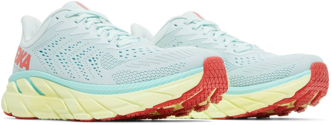(Women) HOKA Clifton 7 'Morning Mist Hot Coral' 1110509-MMHC Cheap (Women) HOKA Clifton 7 'Morning Mist Hot Coral' 1110509-MMHC