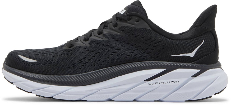 (W) HOKA Clifton 8 'Hitam Putih' 1119394-BWHT Lookbook (W) HOKA Clifton 8 'Hitam Putih' 1119394-BWHT