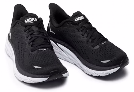 (W) HOKA Clifton 8 Wide 'Hitam Putih' 1121375-BWHT Lookbook (W) HOKA Clifton 8 Wide 'Hitam Putih' 1121375-BWHT