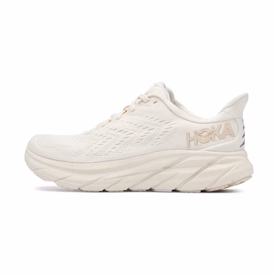 (W) HOKA Clifton 8 Wide 'Eggnog Shifting Sand'