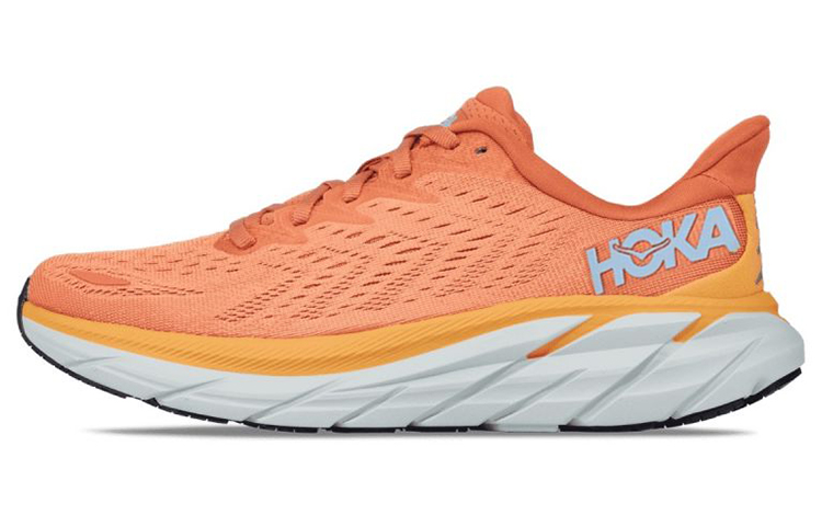 Buy (W) HOKA Clifton 8 Wide 'Sun Baked' Lelaki Wanita Kasut Lari 1121375-SBSCR