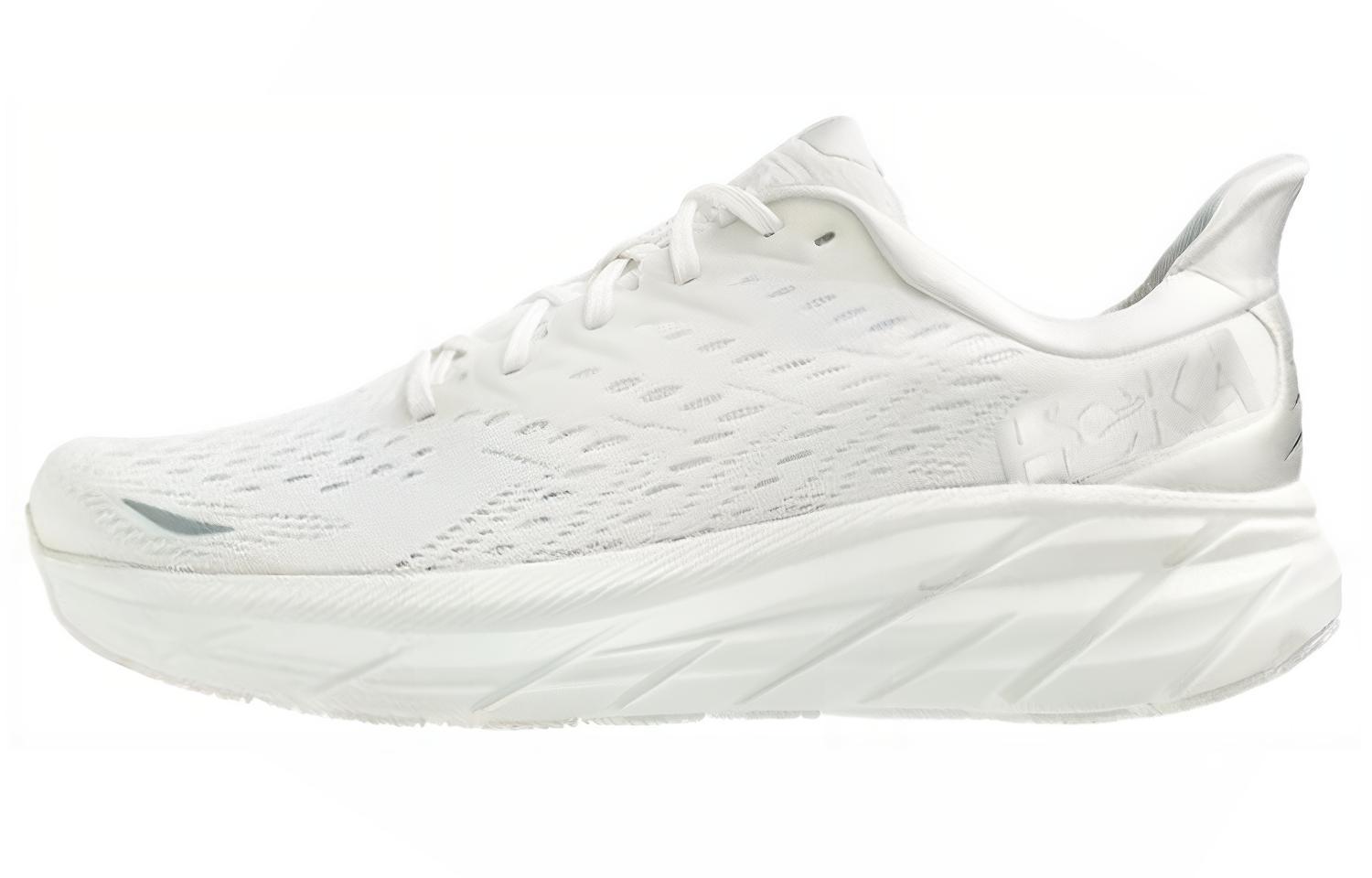 (Women) HOKA Clifton 8 Wide 'White' 1121375-WWH