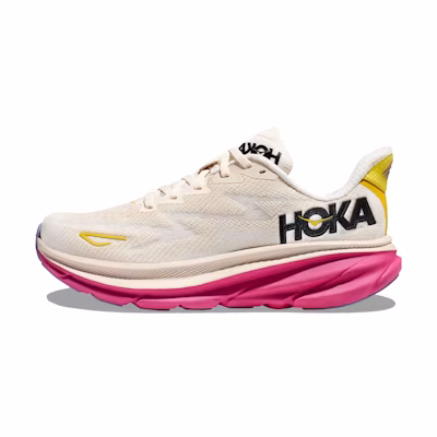 (W) HOKA Clifton 9 'Eggnog Blanc De Blanc'