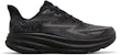 (W) HOKA Clifton 9 'Triple Black' Kasut Lari Serba Hitam 1127896-BBLC
