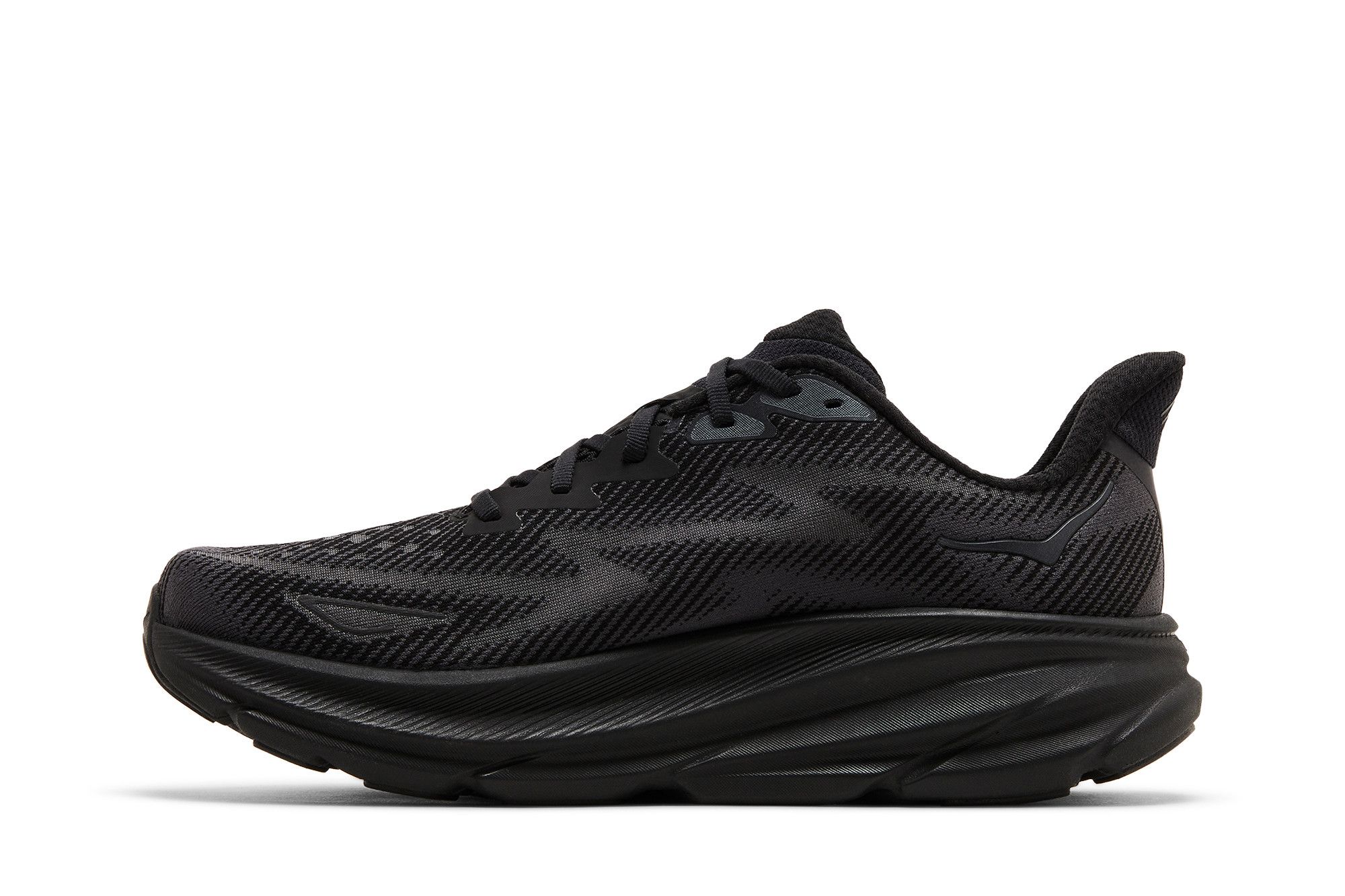 Shop (W) HOKA Clifton 9 ''Triple Black'' Noir Intégral 1127896-BBLC