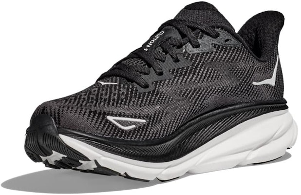(W) HOKA Clifton 9宽版 '黑白' 1132211-BWHT Lookbook (W) HOKA Clifton 9宽版 '黑白' 1132211-BWHT