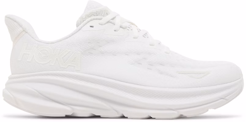 (W) ホカ Clifton 9 ワイド トリプルホワイト 1132211-WWH Buy (W) ホカ Clifton 9 ワイド トリプルホワイト 1132211-WWH