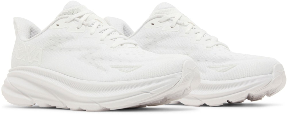 (W) ホカ Clifton 9 ワイド トリプルホワイト 1132211-WWH Cheap (W) ホカ Clifton 9 ワイド トリプルホワイト 1132211-WWH