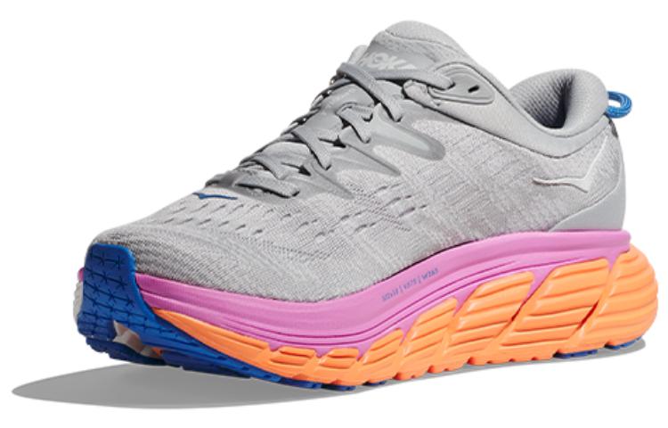 Shop HOKA ONE ONE Gaviota 4 減震防滑耐磨 低筒 跑步鞋 女款 灰色