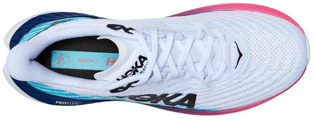 (W) HOKA Mach 5 'Putih Scuba Biru' 1127894-WSBB Shop (W) HOKA Mach 5 'Putih Scuba Biru' 1127894-WSBB