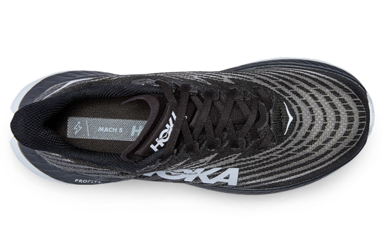 Lookbook (W) HOKA Mach 5 Wide ''Noir Castlerock'' 1136678-BCSTL