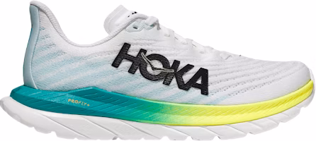 (Women) HOKA Mach 5 Wide 'White Blue Glass' 1136678-WBGL (Women) HOKA Mach 5 Wide 'White Blue Glass' 1136678-WBGL