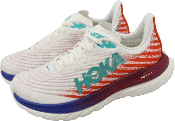 (W) HOKA Mach 5 Wide 'Putih Merah Api' 1136678-WFM Lookbook (W) HOKA Mach 5 Wide 'Putih Merah Api' 1136678-WFM
